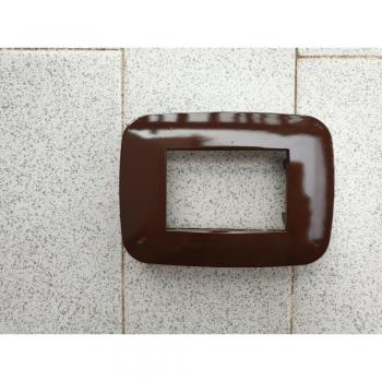 Placa Compatibles Axolute Bticino Color Marrón 7 Foros