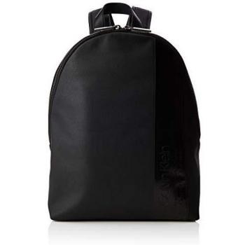 Calvin Klein - Elevated Mix Round Backpack, Mochilas Hombre, Negro