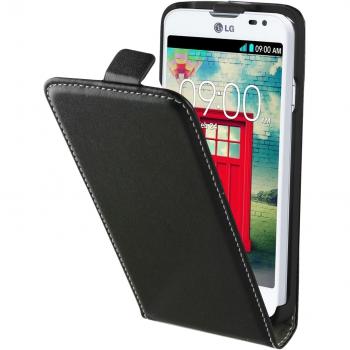 Muvit MUSLI0513 - Funda slim + protector de pantalla para LG L70, negro