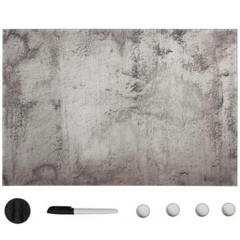 Pizarra de vidrio magnética de pared Day and Night 50x30 cm