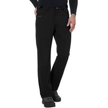 VAUDE Trenton Pantalones Softshell, Hombre, Negro, 48