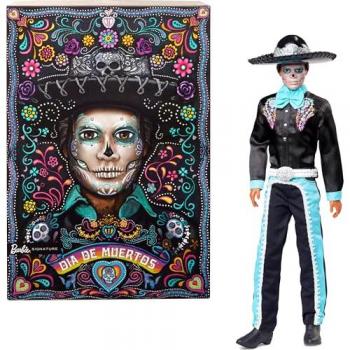 Barbie Signature Día de Muertos 2024 - Ken Doll in Black Suit with Hat
