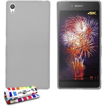 Carcasa Flexible Ultra-Slim SONY XPERIA Z5 PREMIUM [Le Glossy Hybrid] [Transparente] de MUZZANO + ESTILETE y PAÑO MUZZANO REGALADOS - La Protección Antigolpes ULTIMA, ELEGANTE Y DURADERA para su SONY XPERIA Z5 PREMIUM