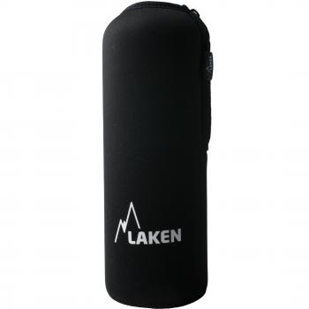 Laken Funda de Neopreno Negra para Botellas de Aluminio 1,5L Laken