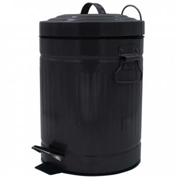 Papelera Pumba negro 5 L