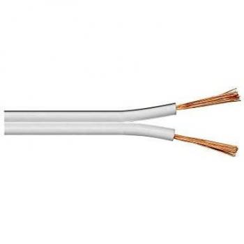 Goobay 27523 100m White Speaker Cable CCA 2x1.5mm²
