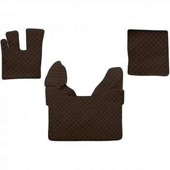 Alfombra moldeada F-CORE FL25 BROWN - Alfombrilla de coche, color marrón, diseño moldeado para ajuste perfecto, material duradero y resistente al desgaste, fácil de limpiar y mantener