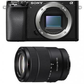 Cámara Mirrorless Sony Alpha 6100 Negra con Objetivo 18-135mm f/3.5-5.6 OSS, Garantía de 3 años