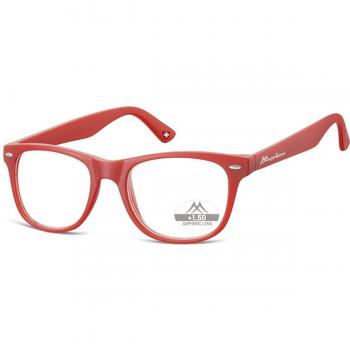 Montana Readers MR67F Armazones para Hombre Rojas con lentes recetados de +3.50