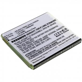 Batería de repuesto CoreParts MBXSA-BA0193 para teléfonos móviles Samsung - Negro