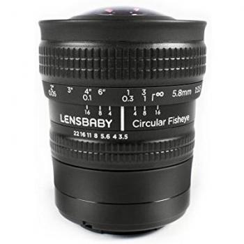Lensbaby LB-CFEM - Objetivo Ojo de pez para Micro Cuatro Tercios