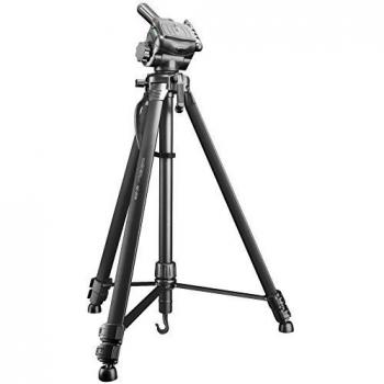Trípode Walimex pro WT-3530 Basic de 146cm en color negro, fabricado en metal