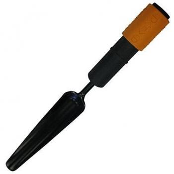 Fiskars Cuchillo para malas hierbas, Cabeza de la herramienta sin mango, Largo: 3,5 cm, Cabezal de acero, Negro/Naranja, QuikFit, 1000731