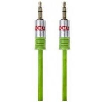 DCU TECNOLOGIC - Conexion Jack 3,5 St. M - 3,5 St. M Verde 1,5M