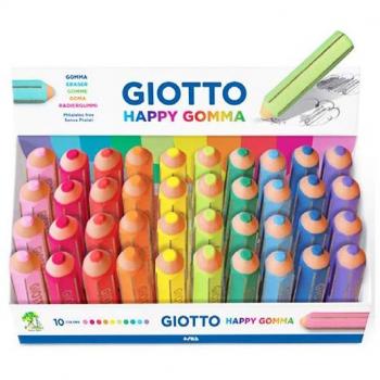Fila – Giotto 088011.05 expositor de banco Giotto, Happy goma, 40 piezas,