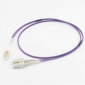 C2G Cable DE Fibra LC/SC OM4 LSZH DE 20 M - Violeta - Cable de Fibra óptica