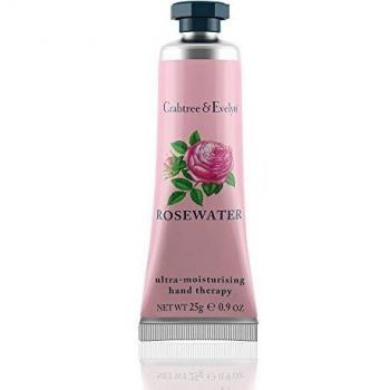 Crema Hidratante Ultra para Manos Crabtree & Evelyn, Agua de Rosa, 26.5 ml