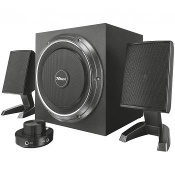 Trust Vesta - Set de altavoces 2.1 para ordenador de 60 W, negro