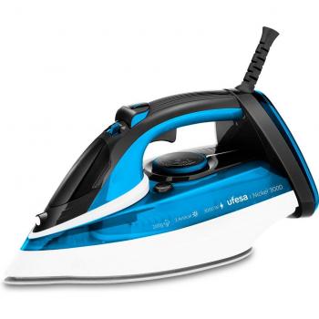 Plancha de Vapor Ufesa Nickel 3000W con Suela de Acero Inoxidable