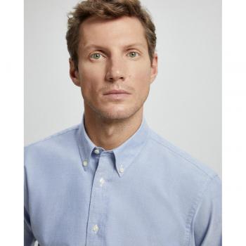 Emidio Tucci - Camisa de hombre sport en algodón supima, corte clásico