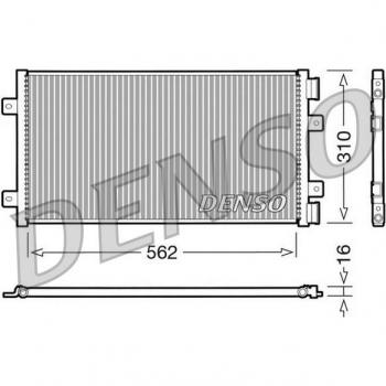 Condensador de aire acondicionado DENSO DCN09101 para Fiat