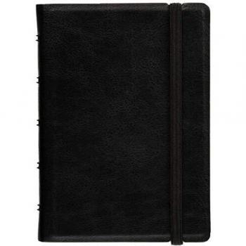 Cuaderno Filofax Clásico Pocket - Negro, Líneas y Compacto