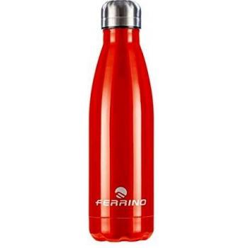 Botella de Acero Inoxidable Ferrino Aster 0,8 LT Color Rojo Unisex Adulto Talla Única