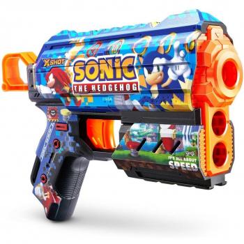 Pistola X-Shot Sonic Skins Flux con 8 dardos