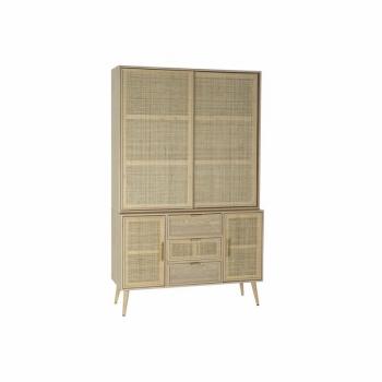 Vitrina DKD Home Decor 120 x 38,5 x 196 cm Natural Madera MDF