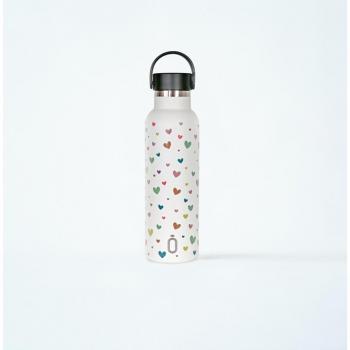 Runbott Botella Termo Sport Confeti Corazones 600 ml