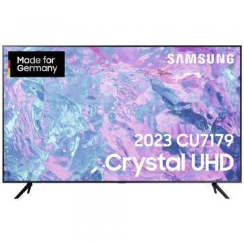 Samsung GU75CU7179UXZG, Televisor LED negro