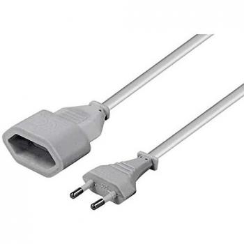 OEM Prolongador Electrico 4mm 10A Blanco 3m