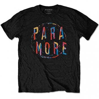 Paramore Spiral Band Logo T-Shirt - Black - XL - 100% Cotton