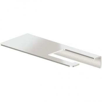 Portarrollos de papel higiénico sin tapa en acero inoxidable para pared con diseño Etna