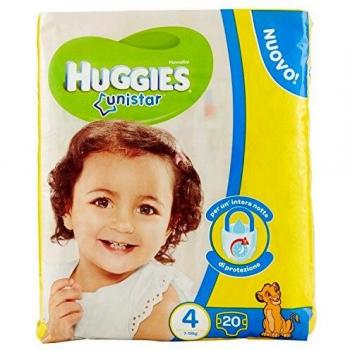 Huggies – Pañales Unistar 4 Grande Maxi X8