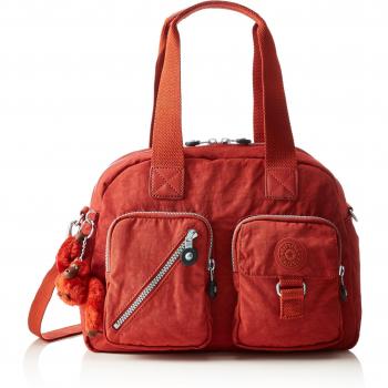 Kipling Defea, Bolsa de Asa Superior para Mujer, Rojo