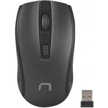 Natec Jay 2 Ratón Inalámbrico Ambidextro Óptico 1600 DPI Negro
