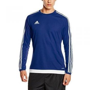 adidas Estro 15 JSY L - Camiseta para hombre, color azul / blanco, talla S