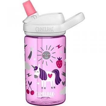 CAMELBAK Eddy+ - Botellas para niños, color negro, tamaño 0,40, 7.02 x 4.29 x 3.08inches