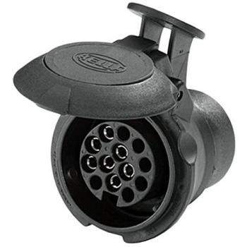 Adaptador de Socket HELLA 8JA 008 969-011 - 12V - de 7 a 13 polos - Longitud: 57mm
