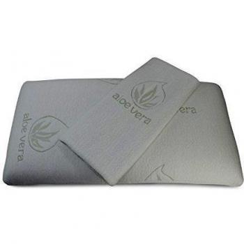 BetterSleepWell - ALOE VERA Almohada cervical con 2 fundas