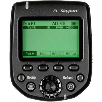 Transmisor Elinchrom Skyport Pro para Pentax - Alcance de 200 m, Accesorio para Flash, Color Negro