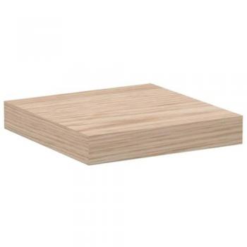 Estante Flotante de Madera de Ingeniería Gris 23x23,5x4 cm