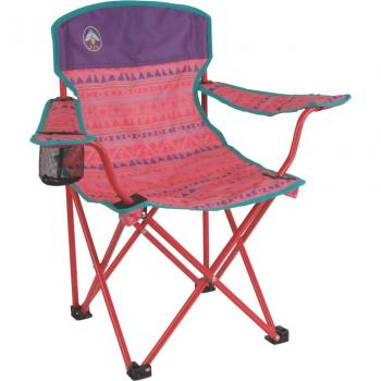 Coleman Kid's Quad Chair - Pink, Weight Capacity 160 lbs