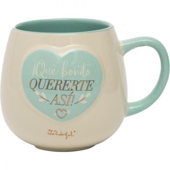 Set de 2 Tazas Mr. Wonderful: ¡Qué bonito quererte así!