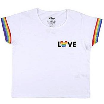 Cerdá - Camiseta de Disney Pride Mujer - Licencia Oficial Disney