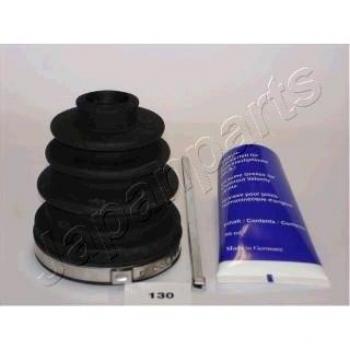 Juego de fuelles para juntas homocinéticas JAPANPARTS KB-130, incluye dos fuelles, abrazaderas y grasa, diseñado para garantizar un sellado adecuado y proteger las juntas de la suciedad y el desgaste