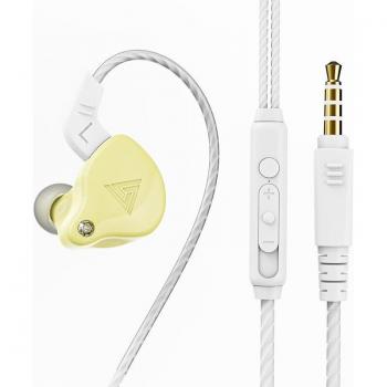 Auriculares Intrauditivos Deportivos QKZ AK6 con Control de Cable y Sonido Mágico de Graves Pesados para Smartphones Samsung, Huawei y Apple, MP3