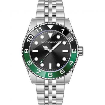 Reloj RoccoBarocco Luxury® Dial Negro Sunray RB.4886M-10M para Hombre
