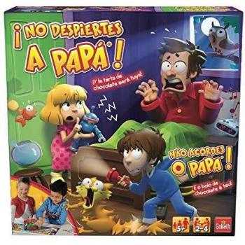 Goliath-¡No Despiertes a Papá-Juego de mesa infantil, 26.9 x 26.7 x 8.4